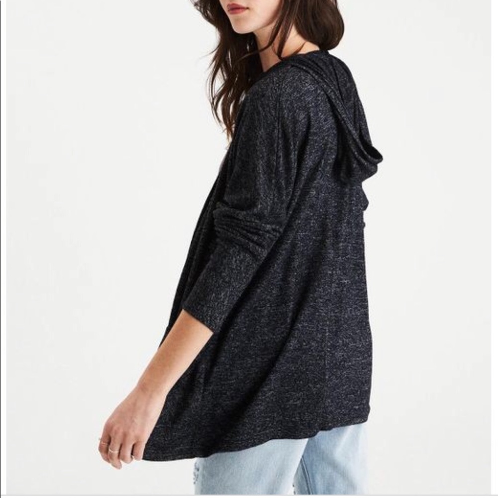 American Eagle Plush Hooded Cardigan XS